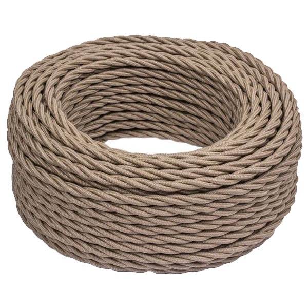 Bironi провод 2х2,5 капучино ГОСТ (бух.50м.)