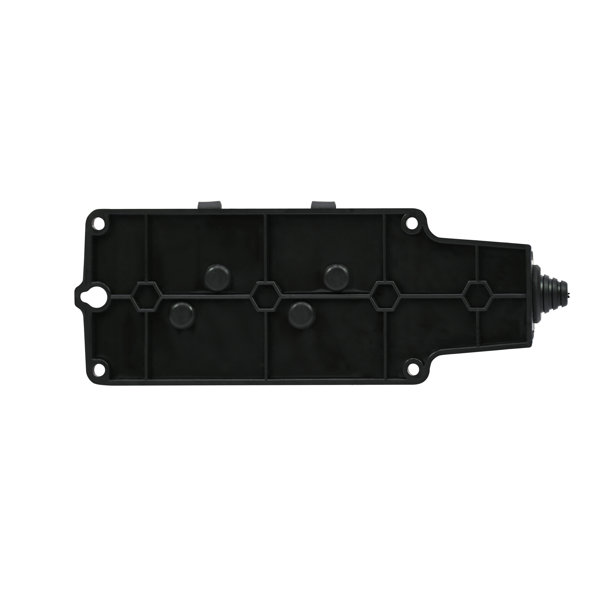 multiset колодка 2х розетка 2к+з каучуковая 16а/250в ip44 чёрная systeme electric