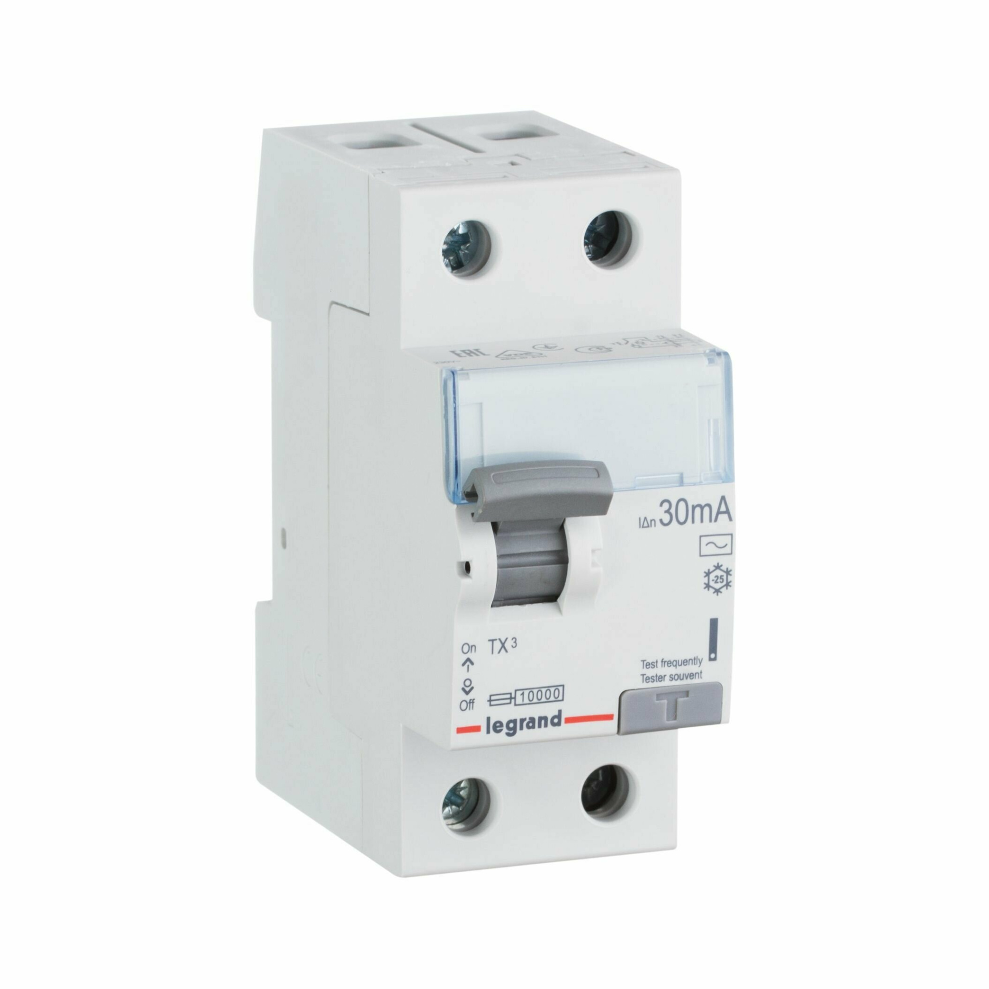 legrand 403000 вдт устройство защитного отключения tx3 2р 25a 30ма тип ас