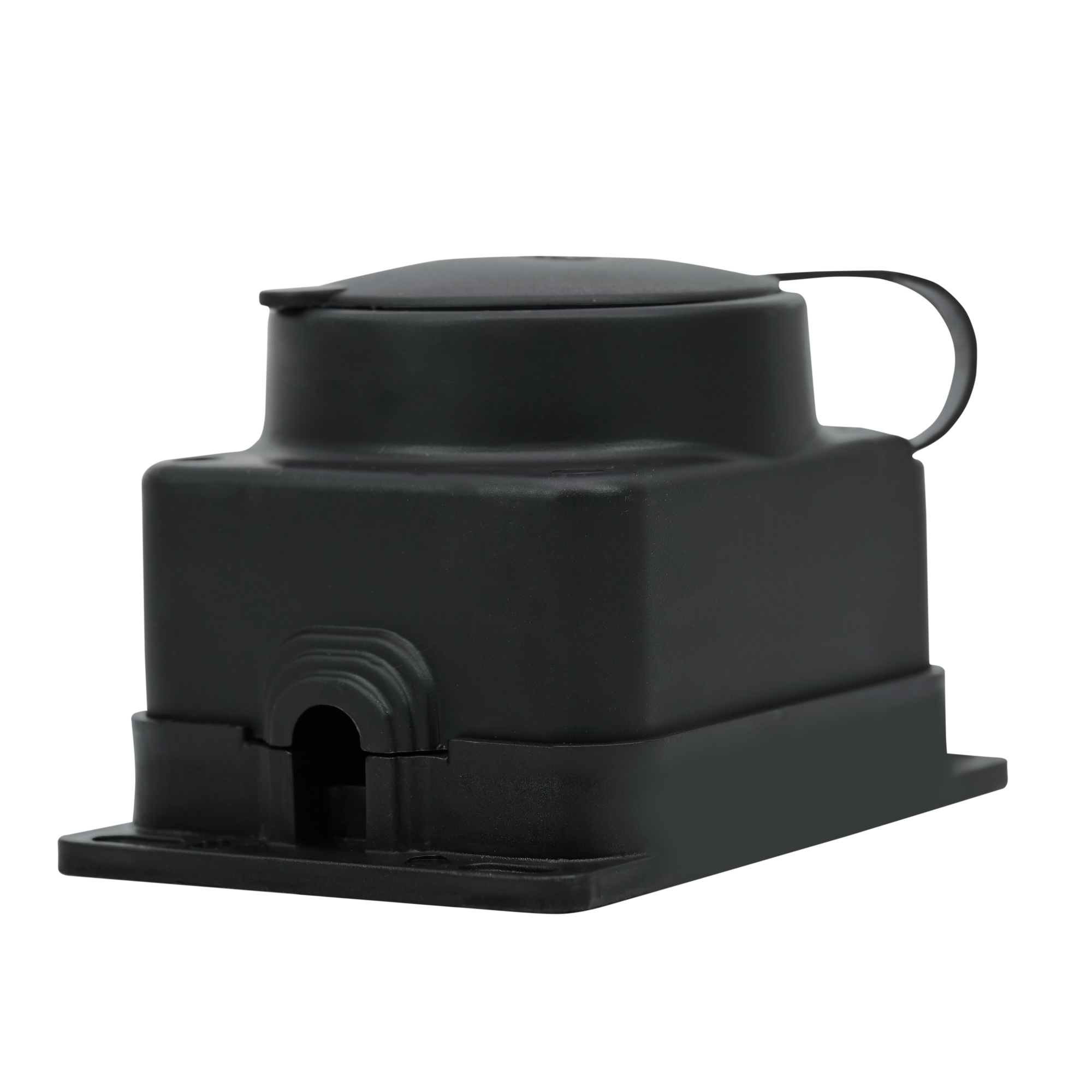 multiset розетка каучуковая 1-я, 2к+з 16а/250в ip44 чёрная systeme electric