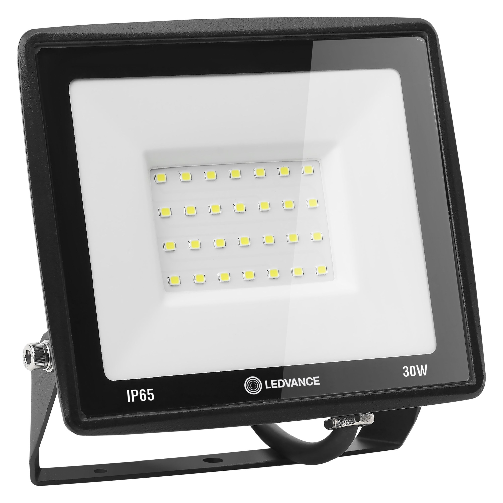 прожектор светодиодный floodlight led 30w 4000k black ip65  2160лм  ledv osram