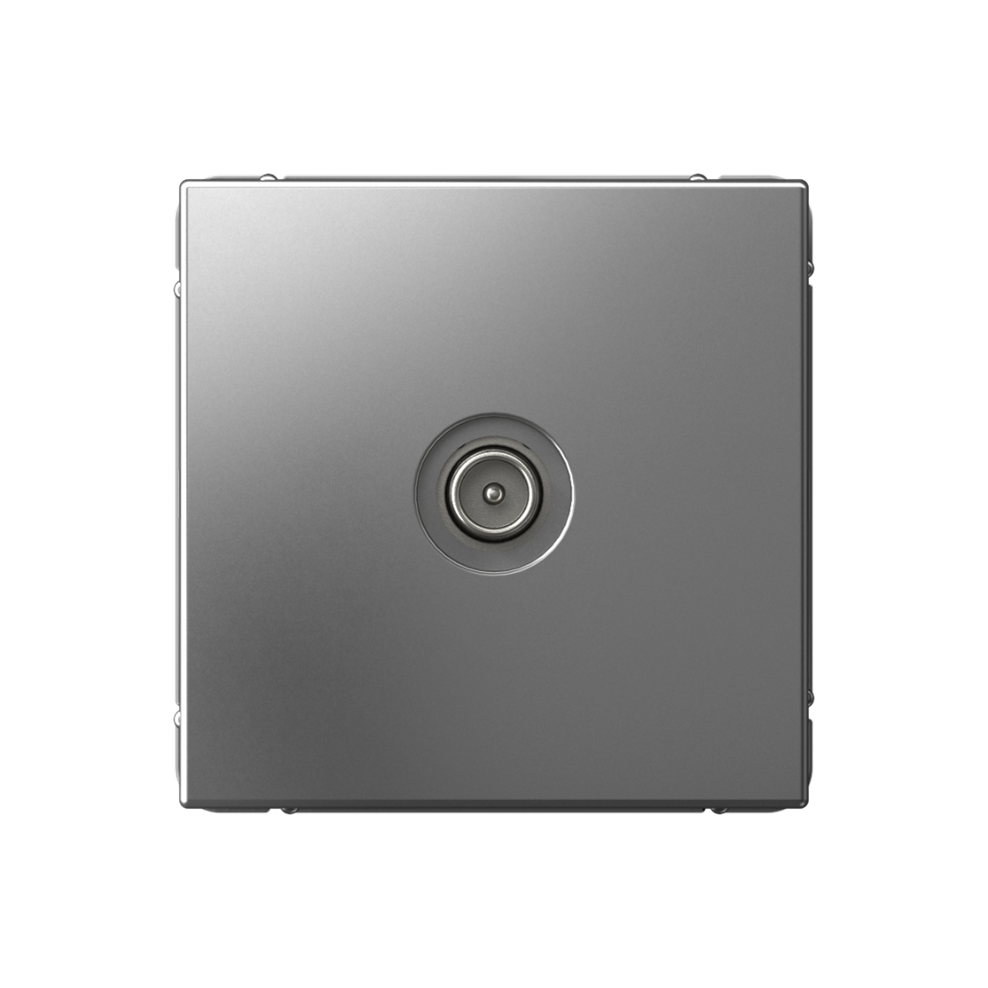 System Electric ArtGallery Розетка TV проходная 4дБ сталь GAL000992